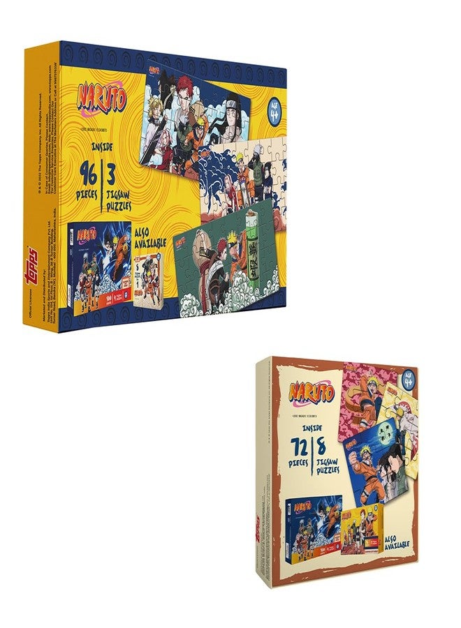 Topps Naruto Jigsaw Puzzle Bundle (Pack of Pack of 168 Pieces Total) - Image 2